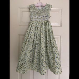 Strasburg Smocked floral dress—Size 5